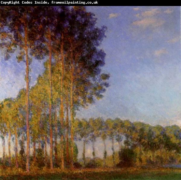 Claude Monet Poplars on the banks of the River Epte